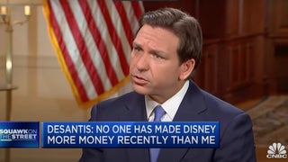 Ron DeSantis Has ‘Moved On’ From Disney Feud: ‘My Wife and I Got Married at Disney World’ (Video)