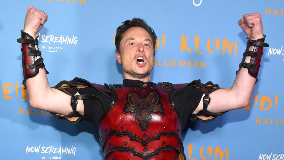 Elon Musk attends Heidi Klum's 21st Annual Halloween Party (Photo Credit: Getty Collection)