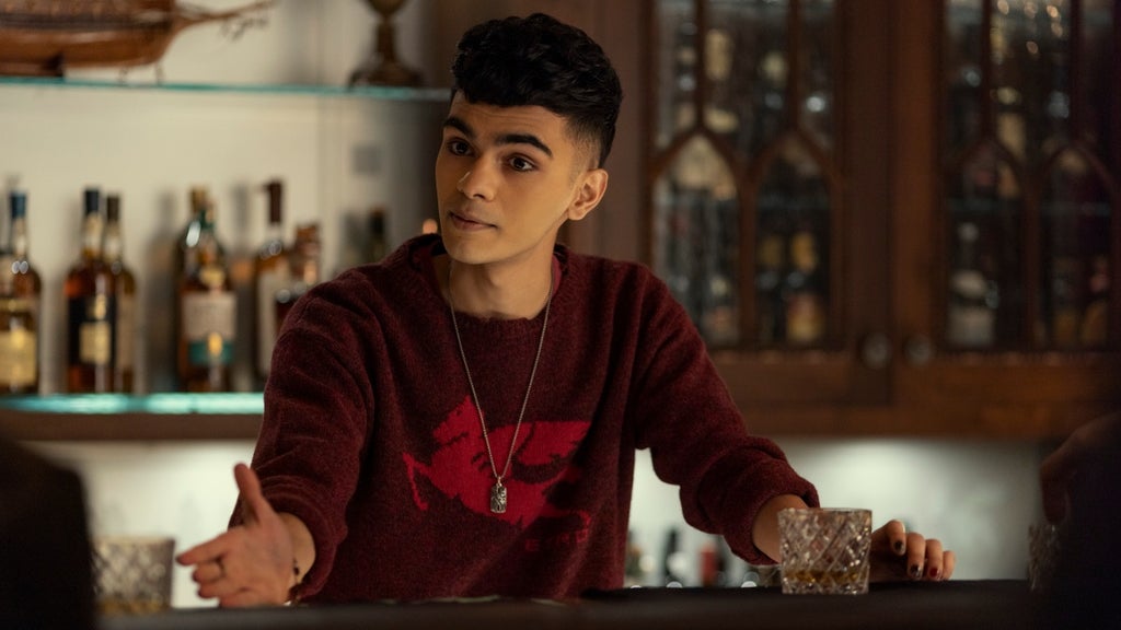 Sauriyan Sapkota as Prospero Usher in "The Fall of the House of Usher" (Photo Credit: Netflix)