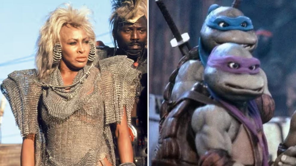 Tina Turner in "Mad Max Beyond Thunderdome," Leonardo and Raphael in "Teenage Mutant Ninja Turtles II: Secret of the Ooze" (Warner Bros./New Line)