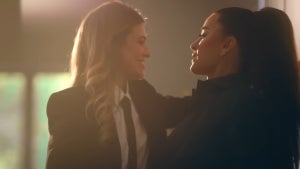Morgan Wade and Kyle Richards get up close and personal in "Fall In Love With Me" music video