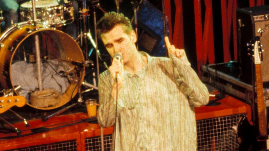 Morrissey, lead singer of The Smiths in 1984