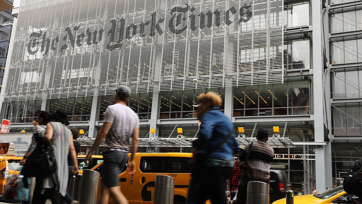 New York Times Tech Workers Go on Strike Day Before the Election