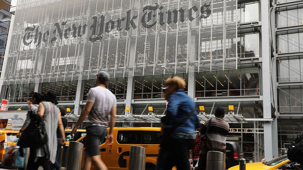 The New York Times Building in Manhattan.