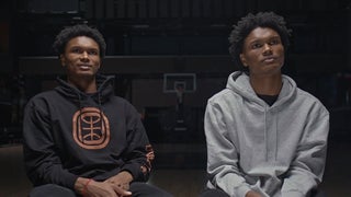 ‘One Shot: Overtime Elite’ Teaser Spotlights NBA Rookies Amen and Ausar Thompson  (Exclusive Video)