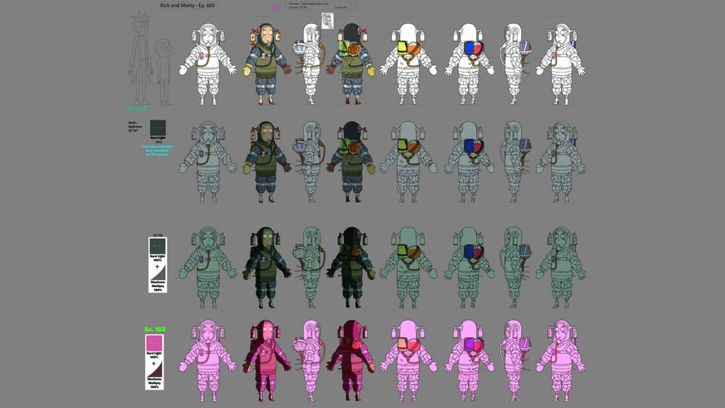 The final art for Summer's DepSuit