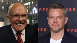 Rudy Giuliani, Matt Damon