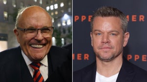Rudy Giuliani, Matt Damon