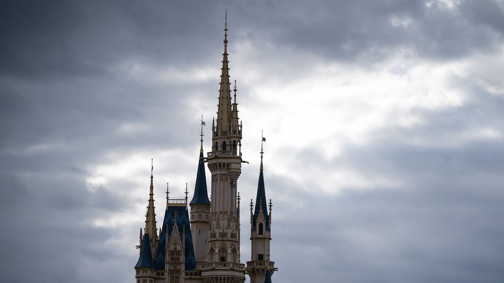 The Cinderella Castle at Tokyo Disneyland.