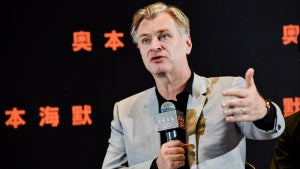 Christopher Nolan in China promoting 'Oppenheimer'