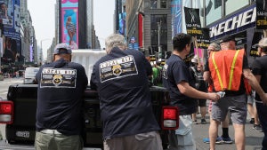 Strike workers retired fund aid