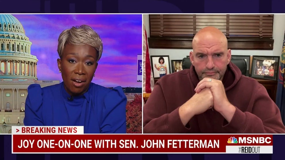 John Fetterman mocks body double conspiracy theory on Joy Reid