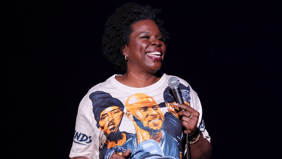 Leslie Jones performs stand-up in May 2023