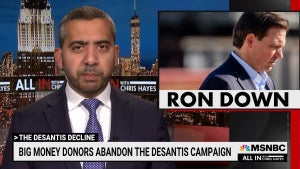 Mehdi Hasan Mocks DeSantis Campaign Decline