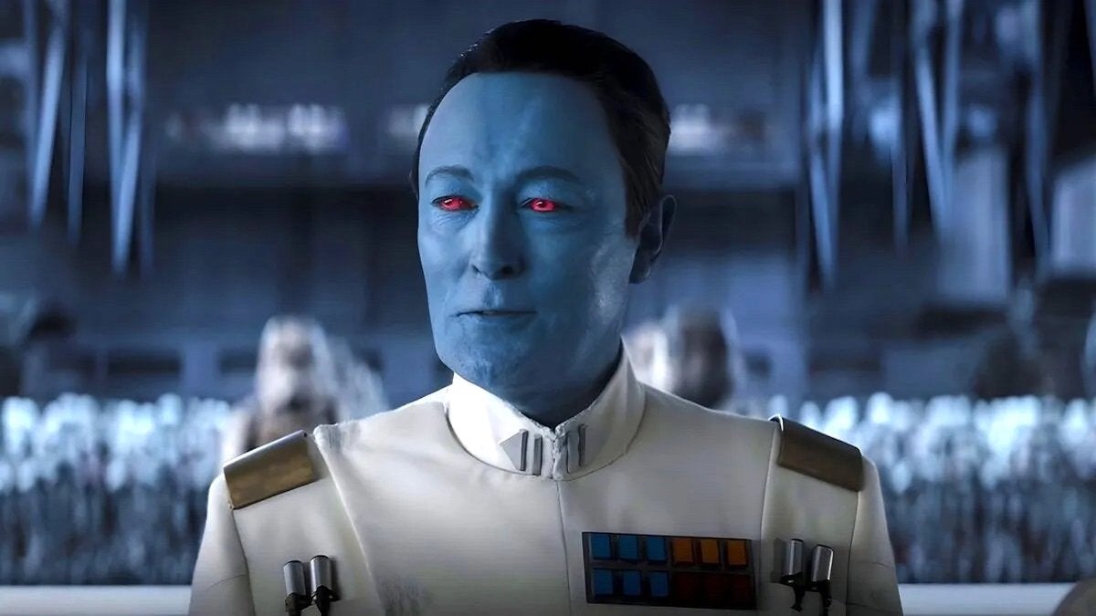 Thrawn's Debut on 'Ahsoka' Lifts the Show's Demand to 'Mandalorian