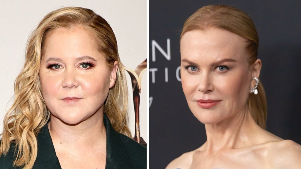 Amy Schumer, Nicole Kidman (Photo credit: Getty Images)