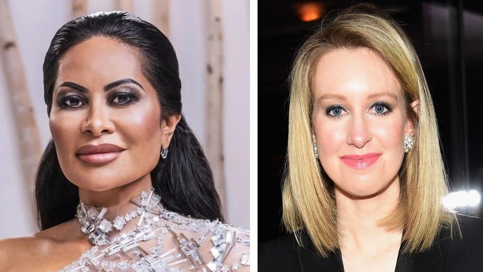 Jen Shah, Elizabeth Holmes (Photo credit: Bravo, Getty Images)