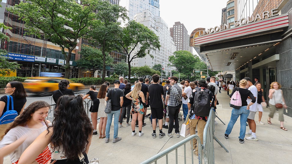 Moviegoers lined up for films like "Oppenheimer" this summer. (Photo: Arturo Holmes/Getty Images)