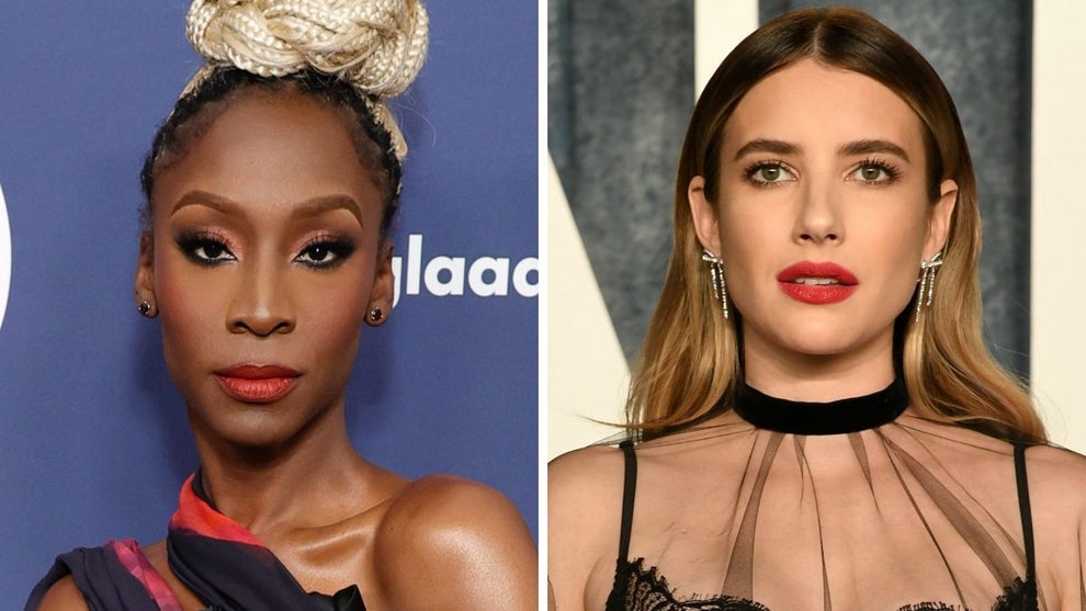 Angelica Ross and Emma Roberts