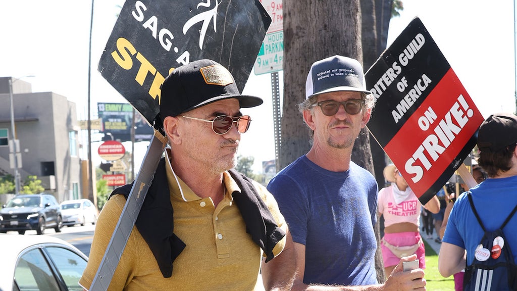 Dermot Mulroney and Kieran Mulroney