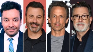 Jimmy Fallon, Jimmy Kimmel, Seth Meyers and Stephen Colbert