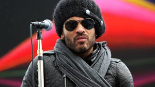 Lenny Kravitz Brings Gigantic Viral Scarf Back in TikTok Debut (Video)
