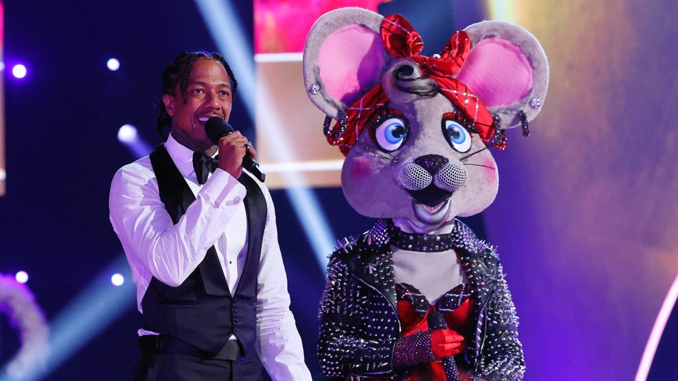 Nick Cannon and Anonymouse in The Masked Singer