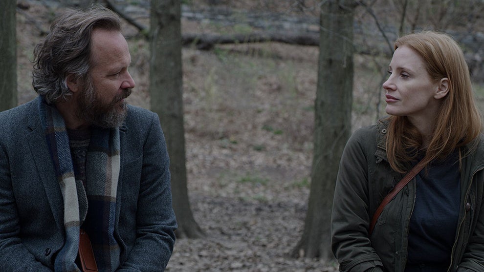 Jessica Chastain and Peter Sarsgaard in Memory
