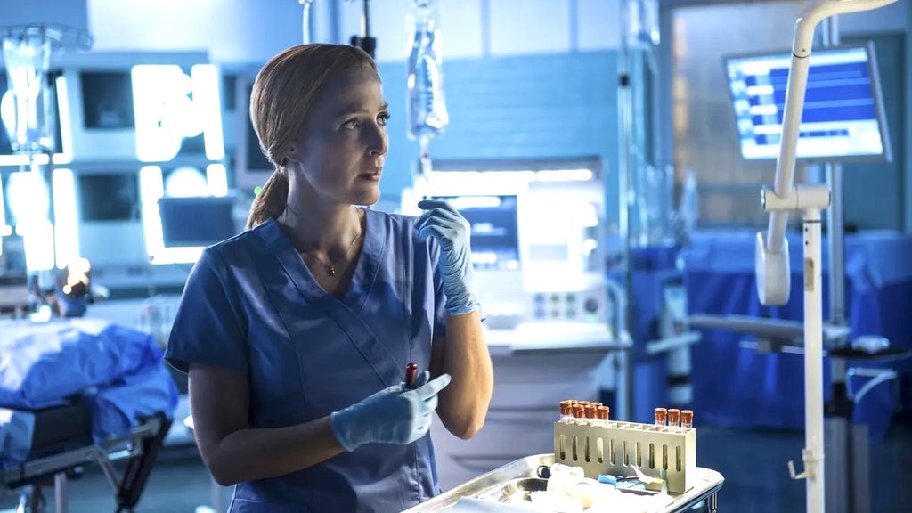 Gillian Anderson as Dana Scully on The X-Files