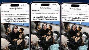 The New York Times' Changing Coverage of Gaza Hospital Bombing