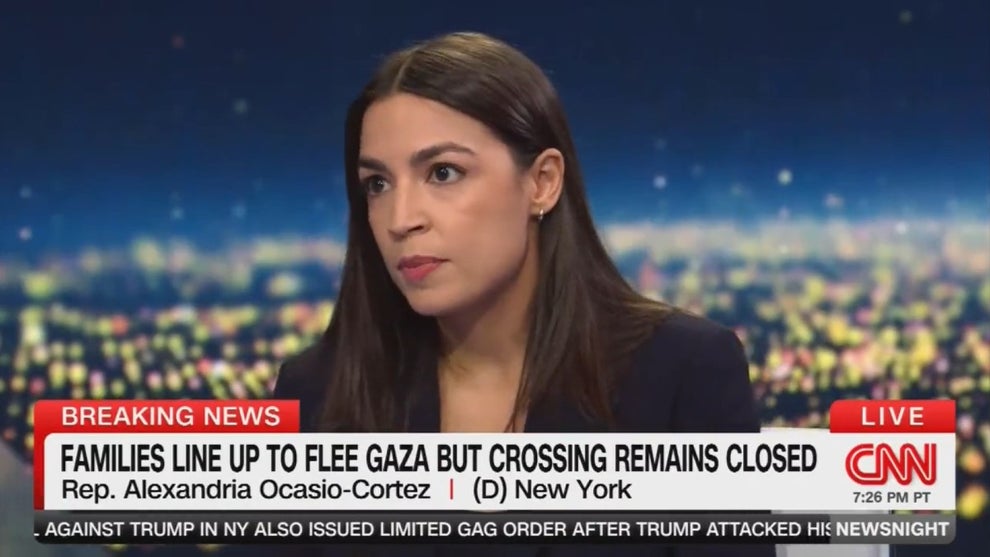 AOC calls out Ron DeSantis Claim About Palestinians