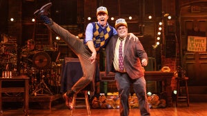 Andrew Rannells and Josh Gad in Gutenberg Broadway Matthew Murphy