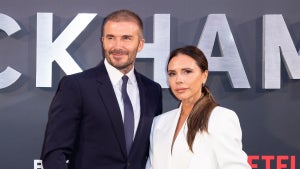 David Beckham and Victoria Beckham attend the U.K. premiere of "Beckham" (Credit: StillMoving.Net for Netflix)