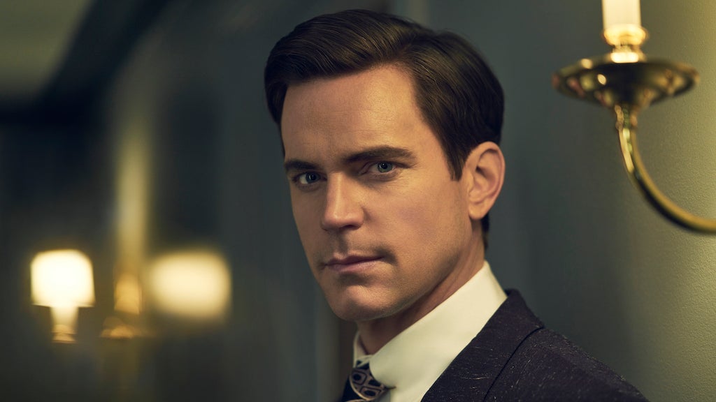 Matt Bomer as Hawkins "Hawk" Fuller in "Fellow Travelers"