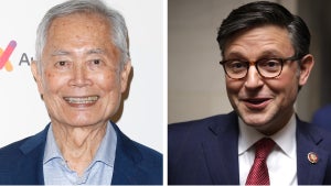 George Takei and Mike Johnson