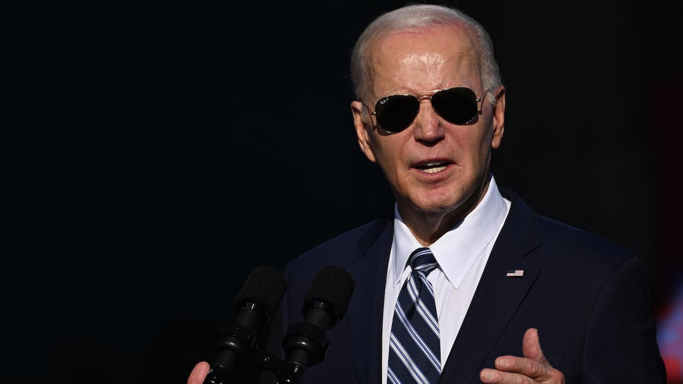 Joe Biden speaks at Tioga Marine Terminal on Oct. 13 in Philadelphia