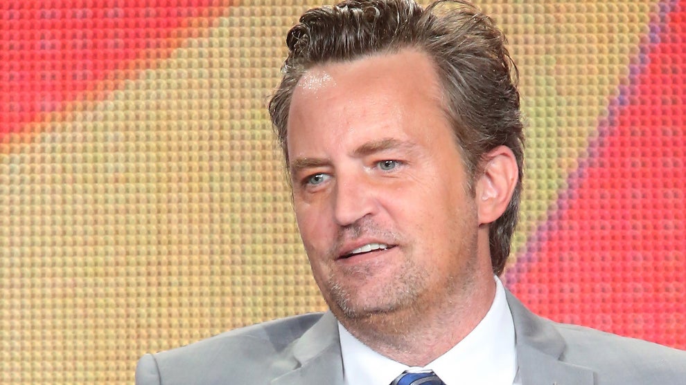 Matthew Perry speaks onstage as part of the CBS/Showtime 2015 Winter Television Critics Association press tour in Pasadena