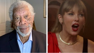 Morgan Freeman, Kansas City Chiefs Fan, Weighs in on Taylor Swift and Travis Kelce: ‘I Don’t Think About Them at All’ (Video)