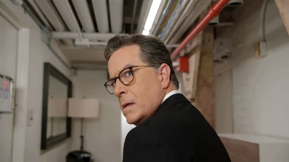 Stephen Colbert Meets John Carpenter and Michael Myers the Late Show Halloween