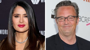 Salma Hayek, Matthew Perry (Photo credit: Getty Images)