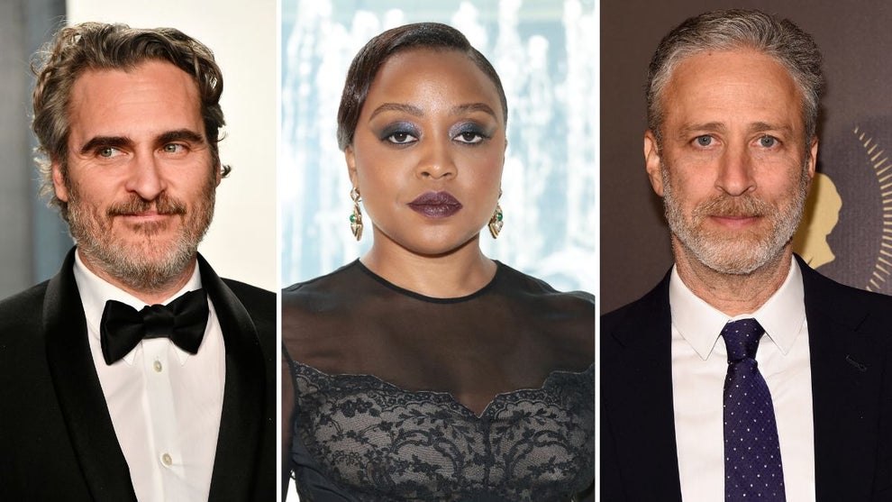 Joaquin Phoenix, Quinta Brunson, Jon Stewart (Photo credit: Getty Images)