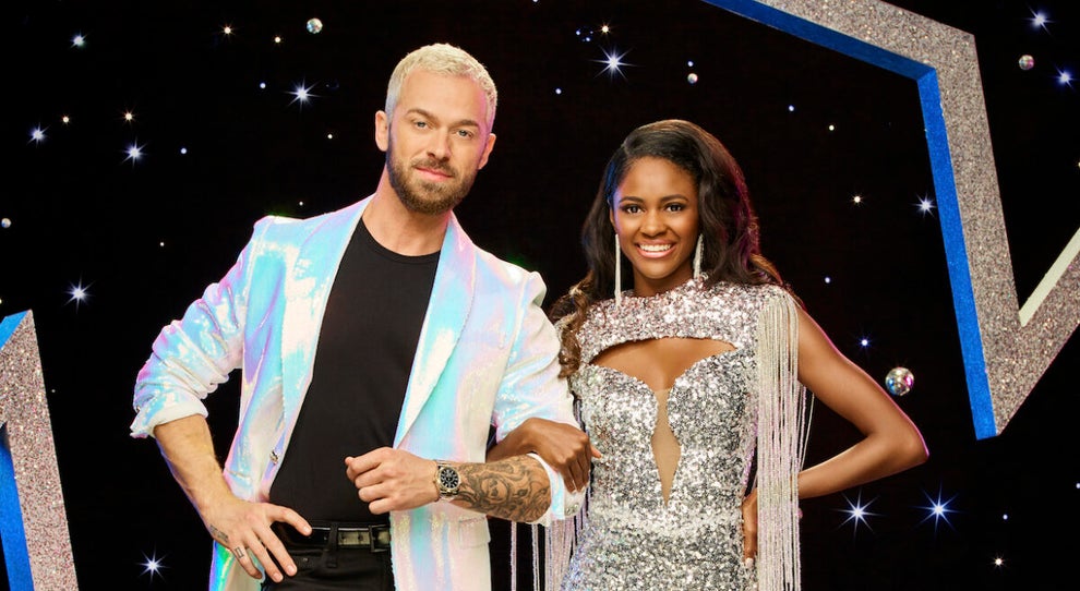 Artem Chigvintsev and Charity Lawson in Season 32 of Dancing With the Stars