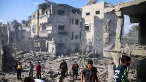 destruction in Gaza