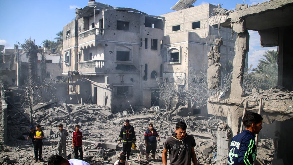destruction in Gaza