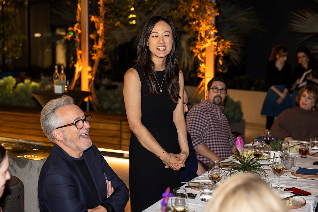 Edward Menicheschi, Christina Park, TheGrill Dinner