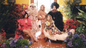 April Carrio, Crystal Methyd, Alexis Matteo, Vanessa Vanjie Matteo, Bianca Del Rio for LatinX Heritage Month (Erik Carter)