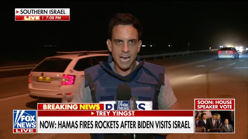 fox news reporter Trey Yingst israel