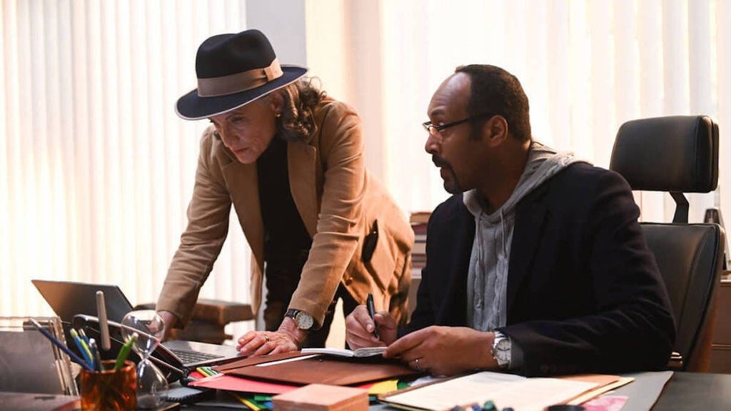 Amy Aquino and Jesse L. Martin in "The Irrational"