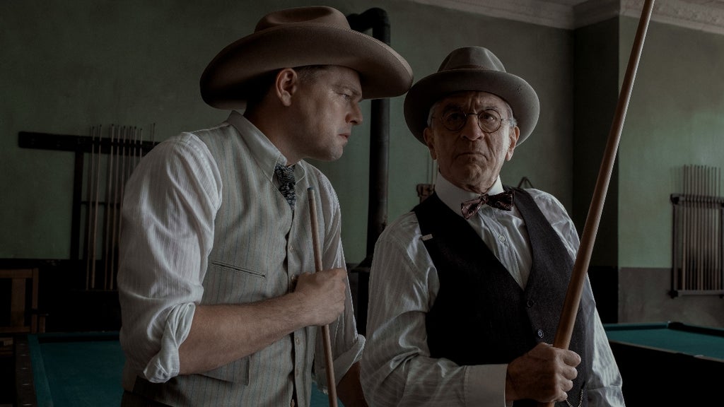 Leonardo DiCaprio and Robert De Niro in Killers of the Flower Moon