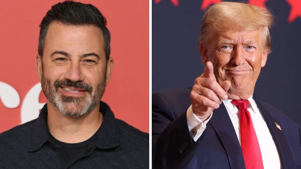 Jimmy Kimmel and Donald Trump
